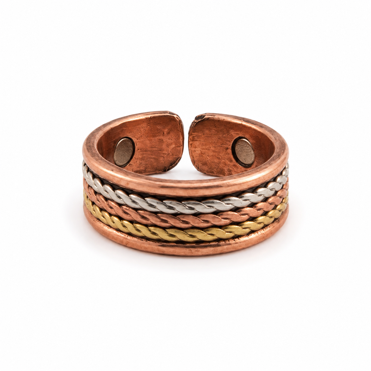 Handmade Rustic Copper Band Ring for Men