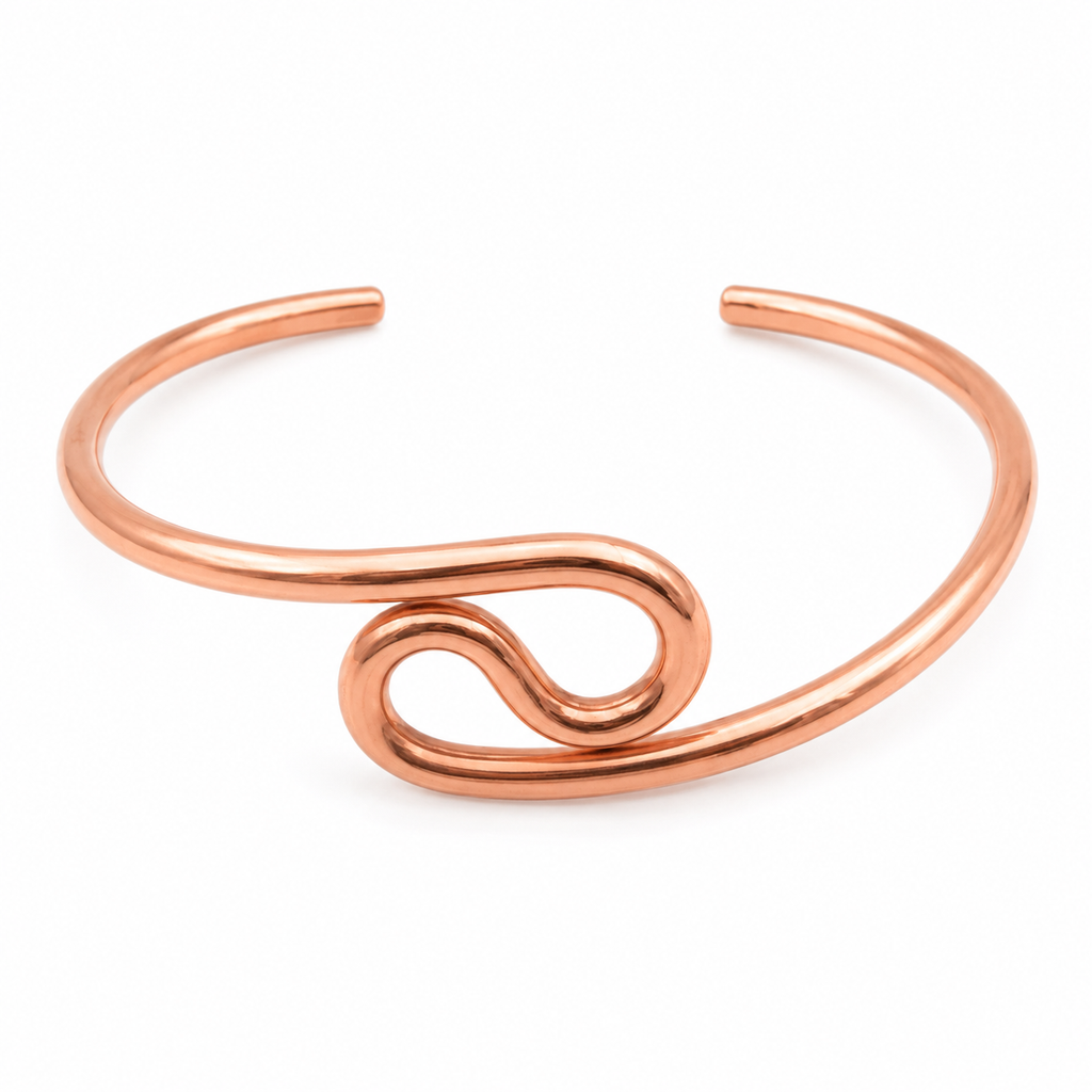 Handmade Infinity Copper Cuff Bracelet