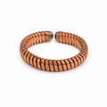 Handmade Rustic Spiral Rope Thumb Ring