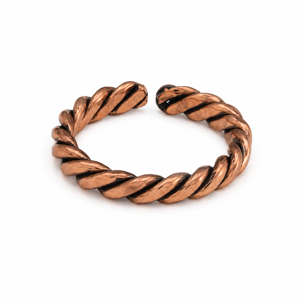 Handmade Rustic Copper Band Ring for Men