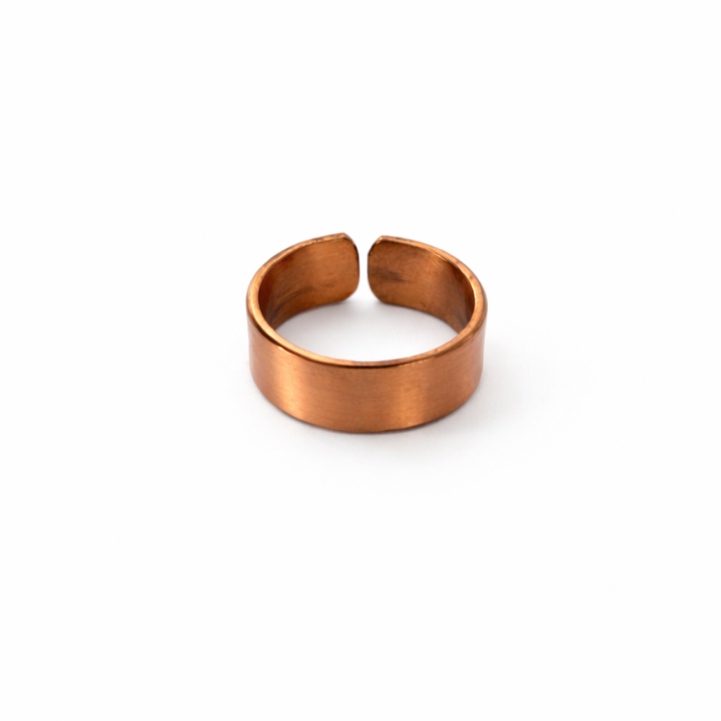 Solid Copper Band Ring Minimalist Modern Artisan Jewelry