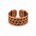 Handmade Wide Copper Statement Band Ring