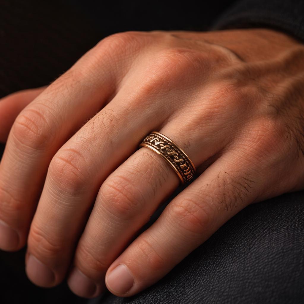 Handmade Rustic Copper Ring, Adjustable Open Band, Boho Style Copper Jewelry