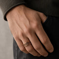 Handmade Copper Ring for Men, Adjustable Rustic Copper Band, Artisan Minimal Jewelry