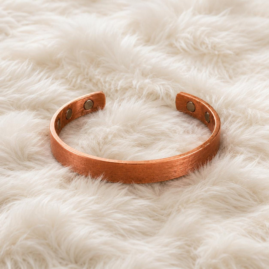 Handmade Copper Cuff Bracelet | Adjustable Artisan Jewelry for Men Women | Unisex Solid Copper Cuff