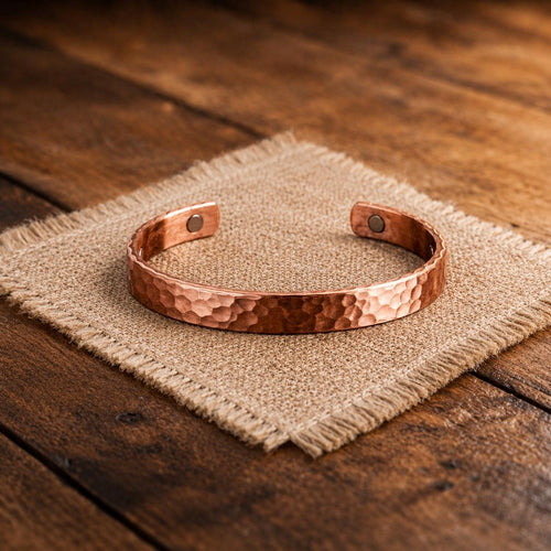 Hammered Copper Cuff Bracelet