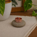 Handmade Copper Ring for Men, Adjustable Rustic Copper Band, Boho Style Minimalistic Jewelry