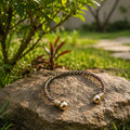 Twisted Copper Cuff Bracelet, Rustic Minimalist Bangle, Unisex Artisan Jewelry